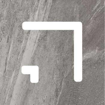 Materia grey sol 2cm rej ang 25x25