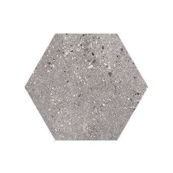 Wind grey natural hexagon 29x25
