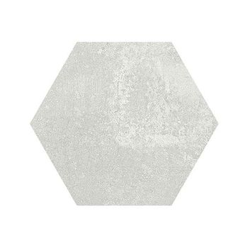 Alchemy white natural hexagon 29x25