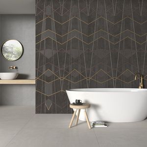 Equinox anthracite stripes decor 59,55X260